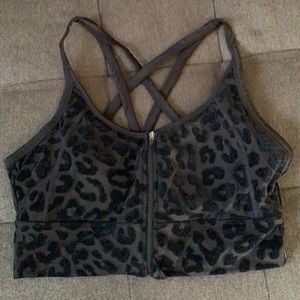 Balance athletica leopard print revive bra